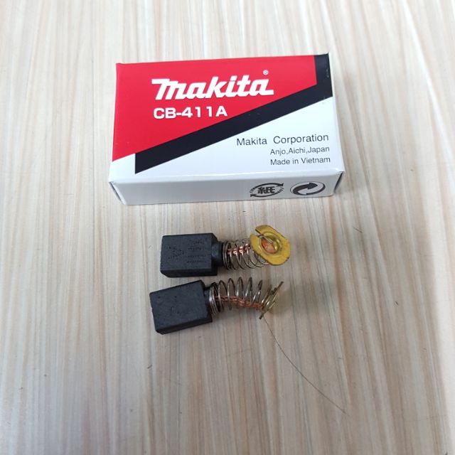 แปรงถ่านCB411 CB85 CB100 มากีต้าแท้  makita maktecของแท้ ถ่านเครื่องเจียร์