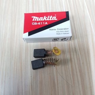 แปรงถ่านCB411มากีต้าแท้  makita maktecของแท้ ถ่านเครื่องเจียร์