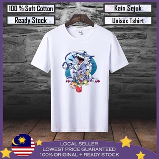 เสื้อยืด ผ้าฝ้าย 100% พิมพ์ลาย GABUMON DIGIMON Viral Lelaki สําหรับผู้ชาย