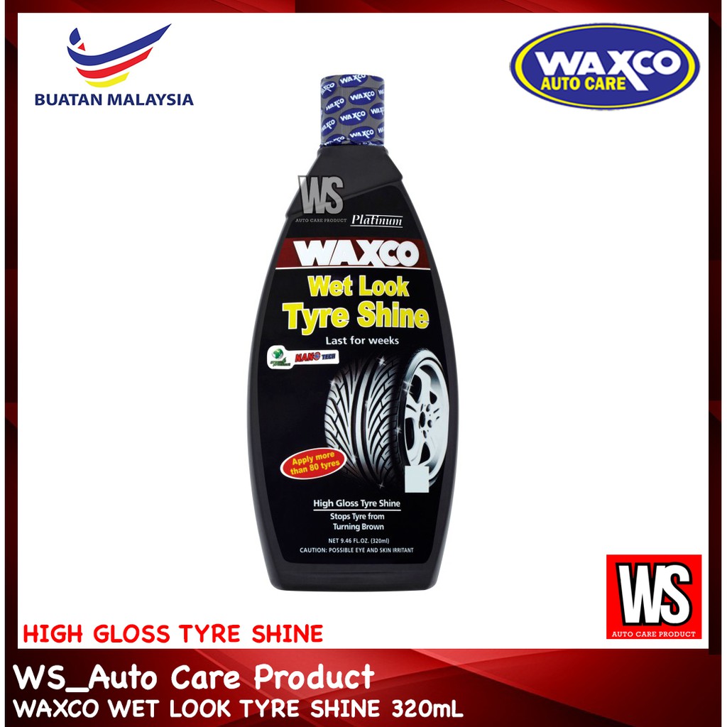 WAXCO WET LOOK TIRE SHINE 320มล