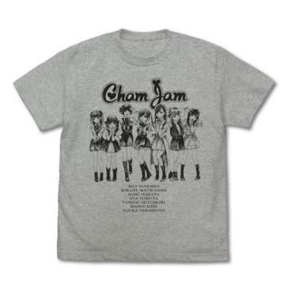 เสื้อยืด Oshi ga Budoukan Ittekuretara Shinu ChamJam Member T-shirt /MIX GRAY