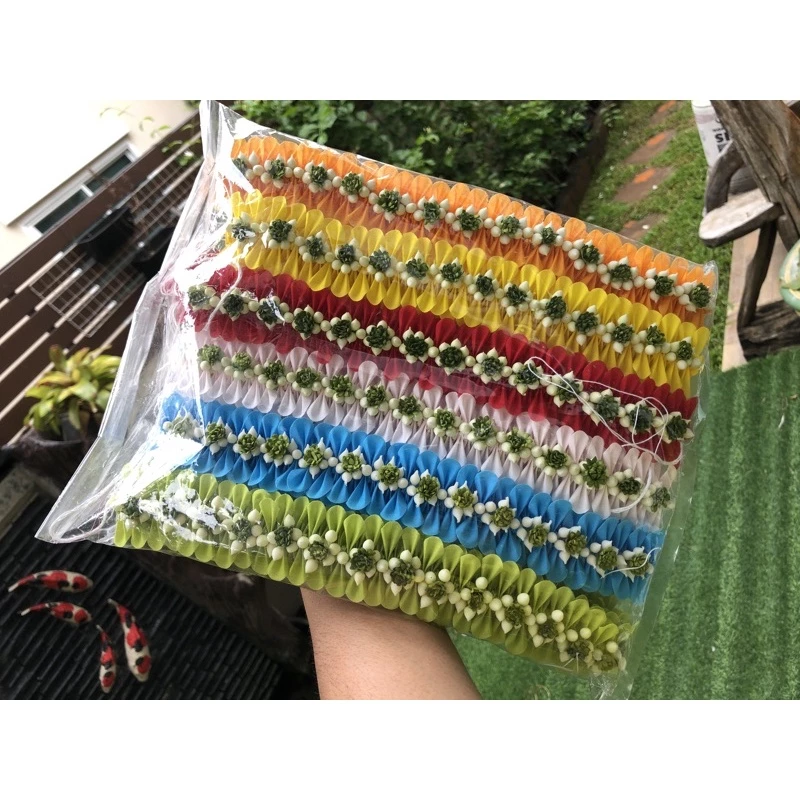 มาลัยแบนคาดเทียนแพเบอร์1ความยาว10นิ้วสิ้นค้าพร้อมส่ง💥ราคา250บาทต่อเส้น