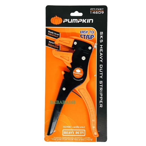 คีมปอกสายไฟอัตโนมัติ PUMPKIN 14609 ( Wire Stripper ) - ปลอกสายไฟ ตัดสายไฟออโต้