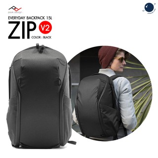 Peak design Everyday Backpack 15L Zip v2 - Black กระเป๋ากล้องอเนกประสงค์ ประกันศูนย์