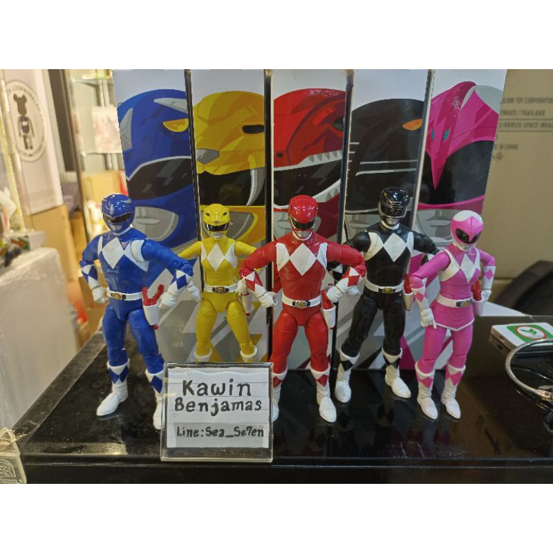 power rangers lightning collection set5box เพาเวอร์เรนเจอร์ครบ5สี