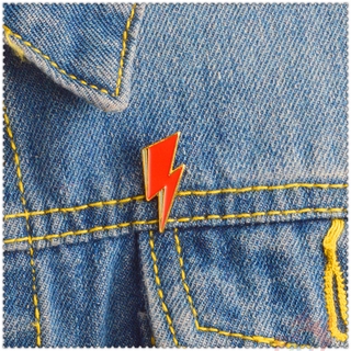 ★ Red Lightning Brooches ★ 1Pc Fashion Doodle Enamel Pins Backpack Button Badge Brooch