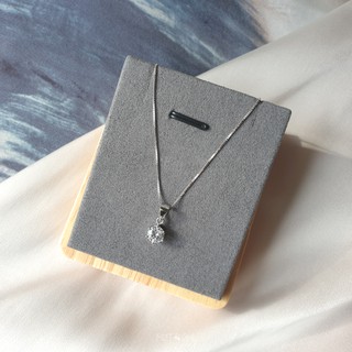 Single diamond pendant