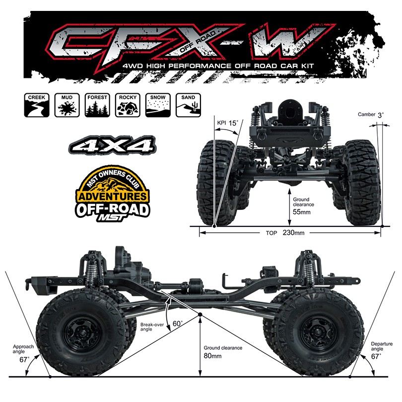 新品未使用】MST 1/8 CFX-W JP1 キット - www.ankuramindia.com