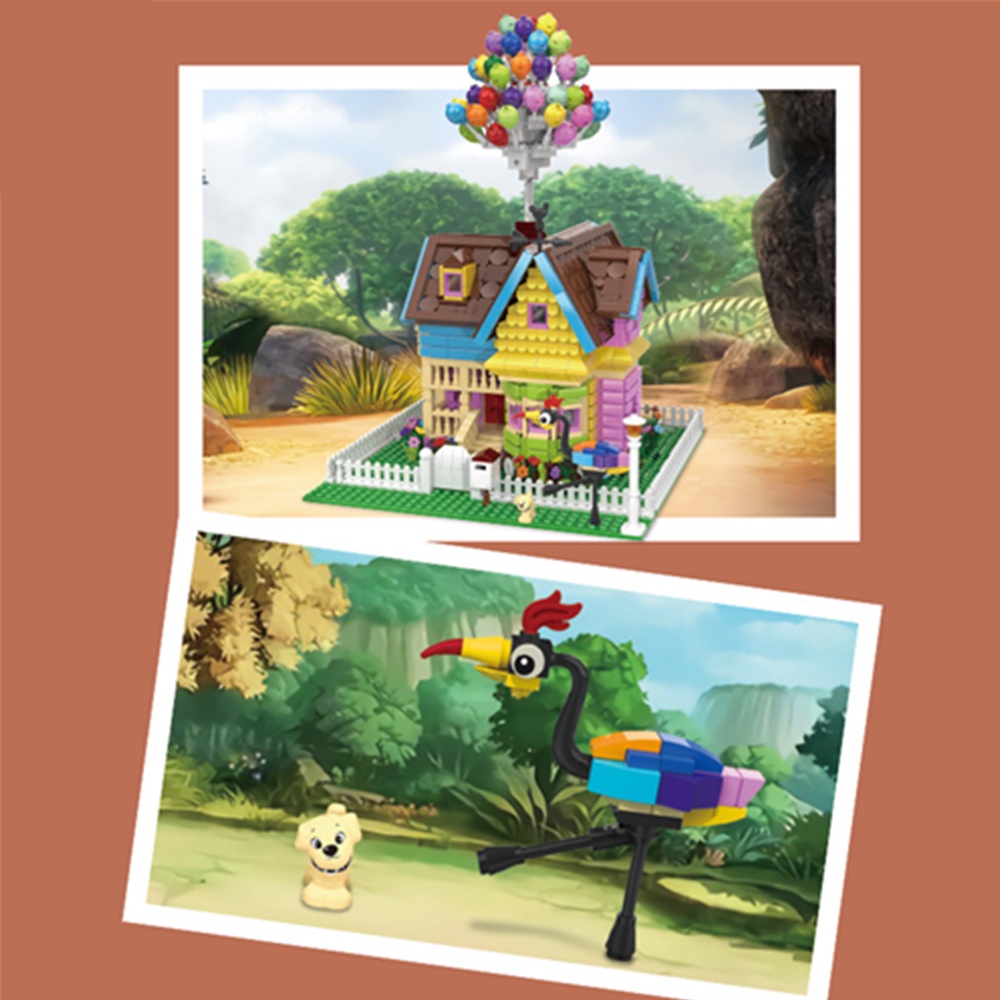 Hot StockDisney Pixar UP Movie Balloon House Carl Russell Anti Gravity ...