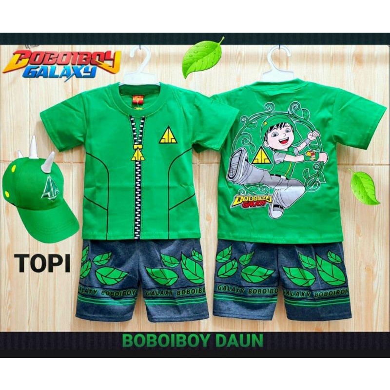 Boboiboy Leaf Boys Suit อายุ 2-10 ปี