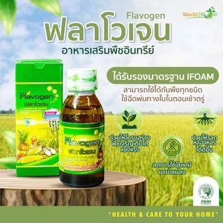 ฟลาโวเจน อาหารเสริมพืชอินทรีย์ ขนาด 20 ซีซี สูตรเข้มข้น สำหรับบำรุงพืช สินค้าคุณภาพ พร้อมส่ง