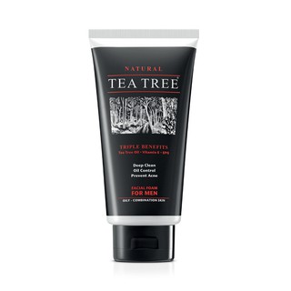 Tea Tree Facial Foam for Men 140g