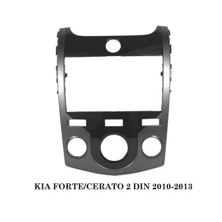 หน้ากากวิทยุ KIA CERATO(manual AC.)ปี 2010-2013สำหรับเปลียนเครื่องเล่นแบบ 2DIN7"_18cm. หรือ จอandroid7"