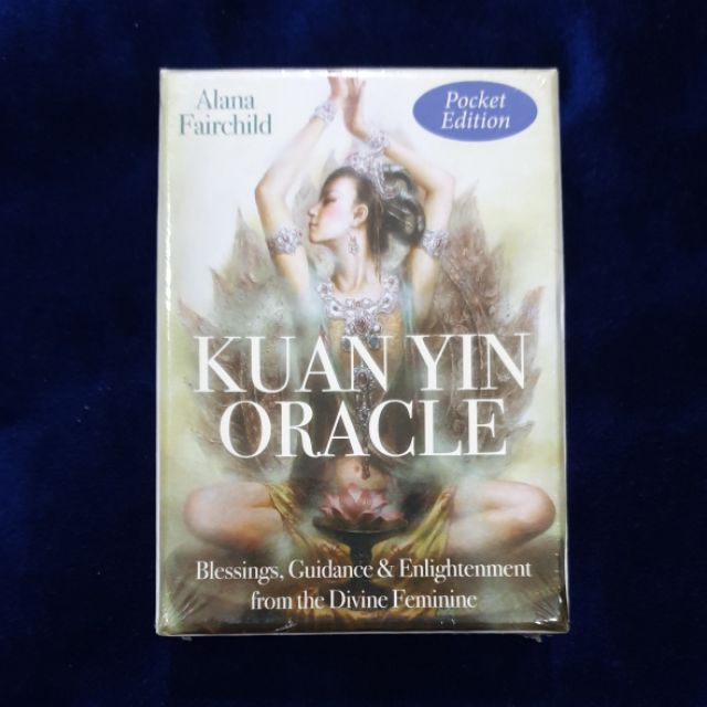 Kuanyin Oracle Pocket ไพ่เจ้าแม่กวนอิมขนาดพกพา /ไพ่ออราเคิลแท้/ไพ่ออราเคิลลดราคา/ไพ่ยิปซี/ไพ่ทาโร่ต์