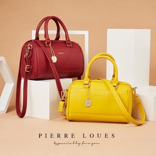 519-11 กระเป๋าสะพายข้างผู้หญิง PIERRE LOUESพร้อมส่ง กระเป๋าทรงหมอน แบบถือ แฟชั่นเกาหลี