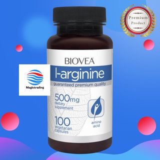 BIOVEA L-ARGININE 500 mg / 100 Vegetarian Capsules