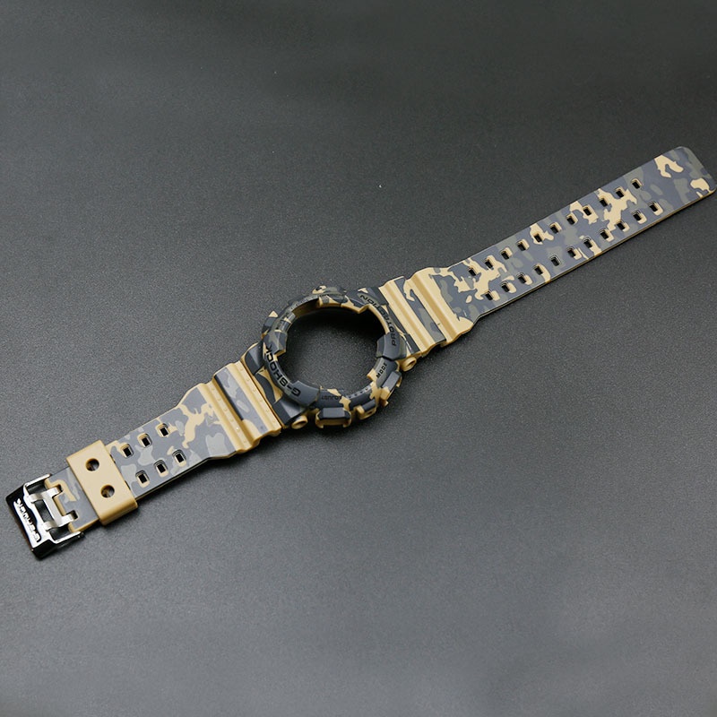 สายนาฬิกาข้อมือ สายยางซิลิโคน ลายพราง สําหรับ Casio GA-110 GA100 GD-120