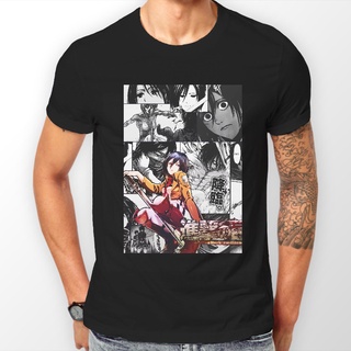 ขายดี!ขายดี เสื้อยืด พิมพ์ลายอนิเมะ Attack on Titan Mikasa Shingeki no Kyojin AOT - NOgkcp14IOanjd62S-5XL