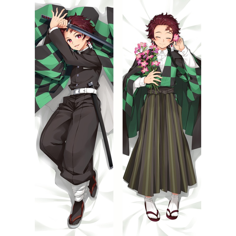 60x180 ซม.Anime Demon Slayer Hashibira Inosuke คอสเพลย์เบาะหมอนหมอน