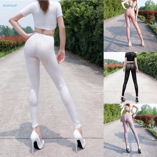 【HODRD】Durable Womens Sexy Sheer Yoga Leggings See Through Trousers Super Stretchy Pant【Fashion Woman Men】