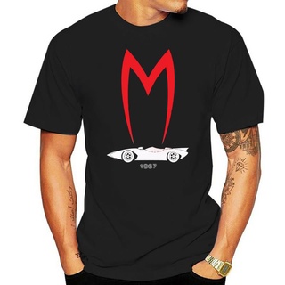 เสื้อยืด พิมพ์ลายโลโก้รถแข่ง Speed Racer Mach Go สไตล์เรโทรสามารถปรับแต่งได้