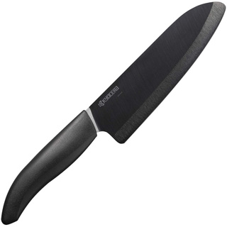 Kyocera มีดทำครัว Santoku Ceramic สีดำ FKR-160BK-AZ 16cm k160