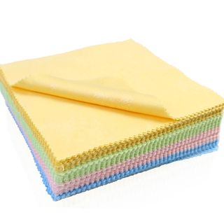 MICROFIBER ผ้าเช็ดทําความสะอาดเลนส์กล้อง 5 ชิ้นสําหรับแว่นกันแดดแว่นตาไมโครไฟเบอร์