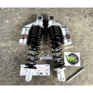 OKD RANGERโช๊คหลังรุ่นPCXโช๊คหลังสปิงดำกรปุ๊กข้างทองสำหรับรถรุ่นPCX ปี 2018-2019-2020