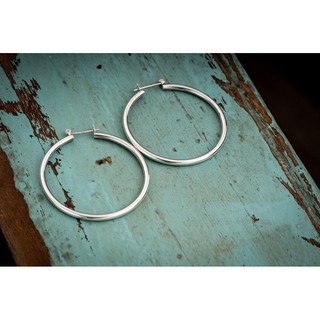 ต่างหูห่วงคลาสิก Sterling Silver 925 Hoop Earring