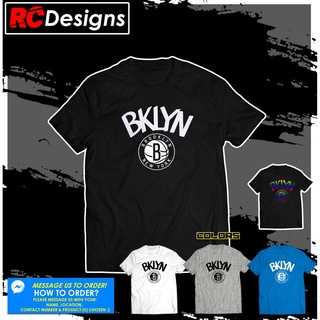 เสื้อยืด Tee บรู๊คลิน เสื้อยืด BKLYN สตรีท สไตล์ เอ็นบีเอ ทีม (ยูนิเซ็กซ์-โพลีคอตตัน) 4sW เสื้อขาว