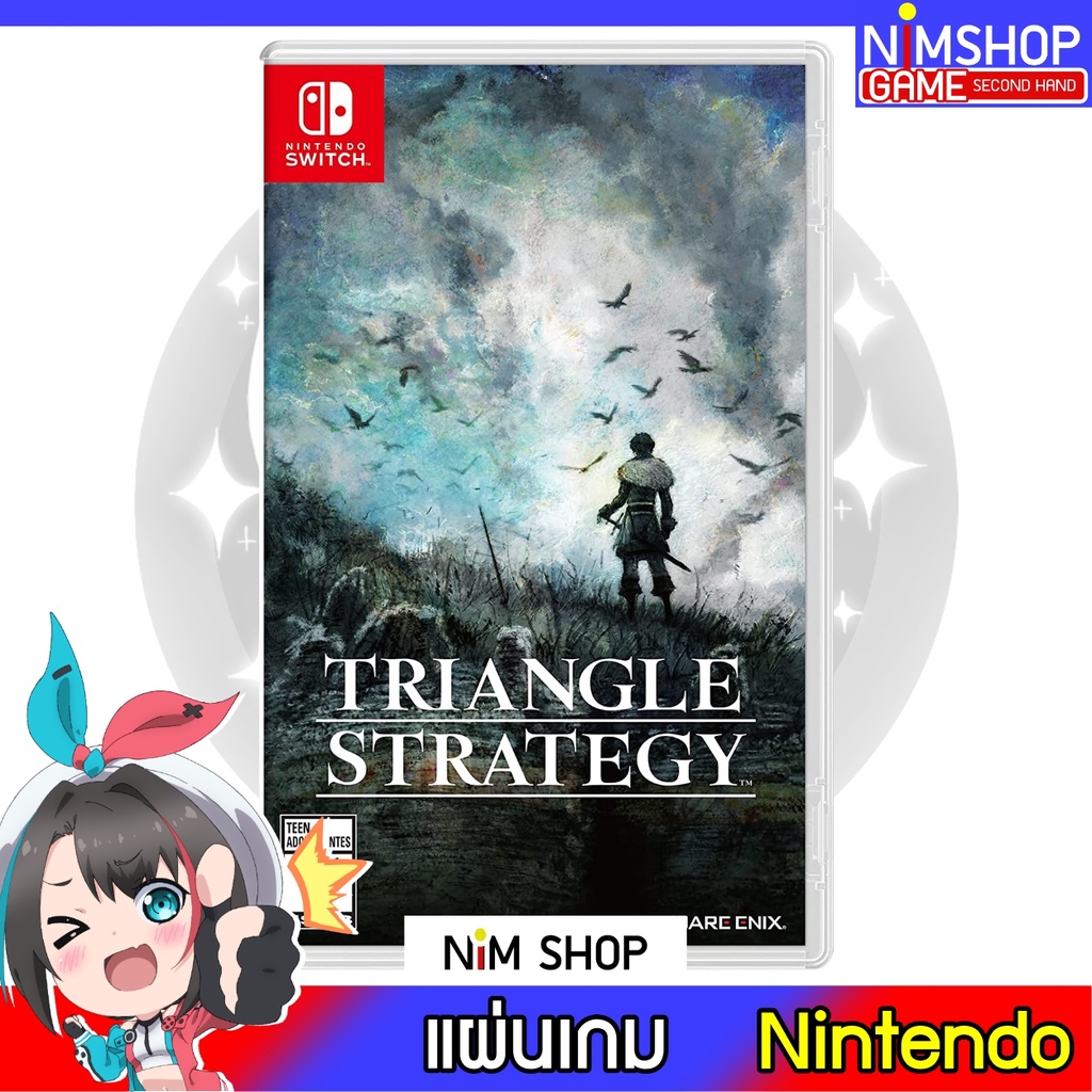(มือ2) Nintendo Switch : Triangle strategy แผ่นเกม มือสอง สภาพดี