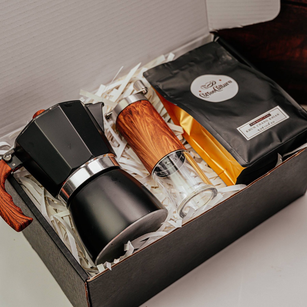 ชุดชงกาแฟกาต้ม Moka Pot Black Knight | Black Knight Moka Pot Coffee Kit