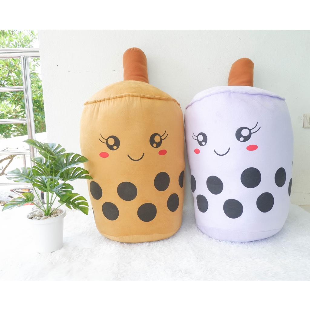 ชานมไข่มุก ยักษ์!! ขนาด 85 ซม. ตัวใหญ่ซะใจ กอดนุ่ม ยัดใยสังเคราะห์ทั้งตัว ตุ๊กตา - รูปที่ 4