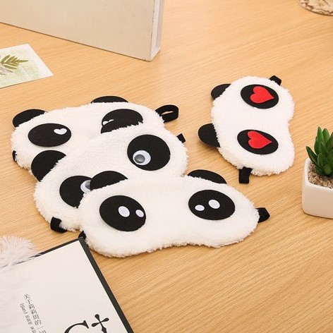 MATA Month Shop - H682 Panda Character Sleeping Eye Mask / Cute Panda Sleeping Eye / Eye
