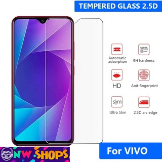 กระจก 2.5D กระจกใส VIVO สีใส ฟิล์มกระจก ฟิล์มกันรอย - 9H Tempered Glass 2.5D For VIVO Clear