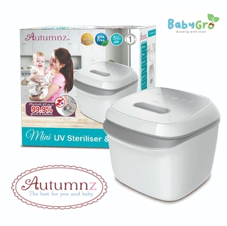 Autumnz เครื่องนึ่งขวดนม และเครื่องอบแห้ง UV ขนาดเล็ก ** ฟรีถุงเก็บน้ํานมแม่ 12 ออนซ์ 28 ชิ้น **