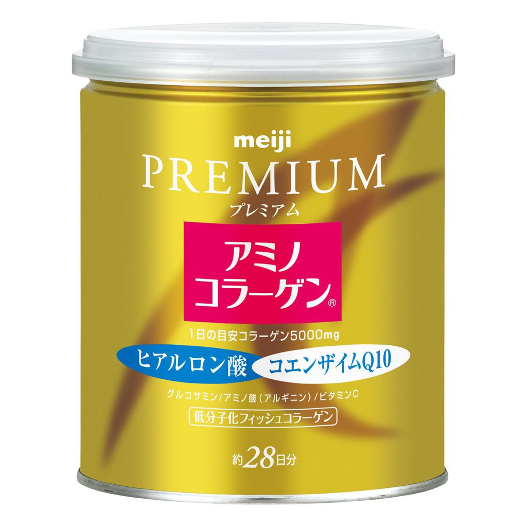 ❤️ไม่แท้คืนเงิน❤️ Meiji Amino Collagen Premium + Hyaluronic Acid + CoQ10