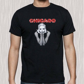 เสื้อยืด พิมพ์ลายโปสเตอร์ดนตรี Chicago Broadway ทรงสลิม สําหรับครอบครัว