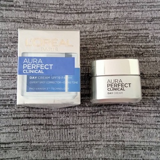 LOreal Aura Perfect Clinical Day Cream SPF19 ลอรีอัล ปารีส ออร่า เพอร์เฟ็คท์ คลินิคอล เดย์ครีม เอสพีเอฟ 19 PA+++ 50มล.