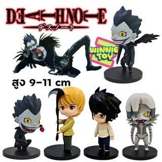 ฟิกเกอร์ โมเดล  figure model death note เดธ โน็ต 5 แบบ