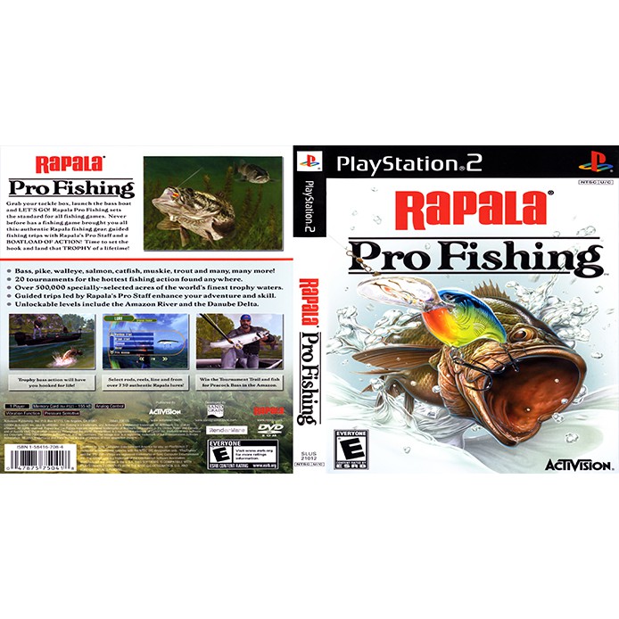 แผ่นเกม PS2 [Rapala Pro Fishing]