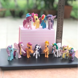 โมเดล โพนี่ เซต 12 ตัว  my little pony