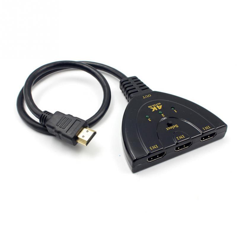 [Shopee Choice] 3 พอร์ต HDMI Switch Splitter Cable 4K*2K 2160P Multi Switcher HUB สําหรับ LCD HDTV PS Xbox