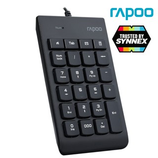 RAPOO K10 (23-Keys) Compact Wired Numeric Keypad USB Number Pad