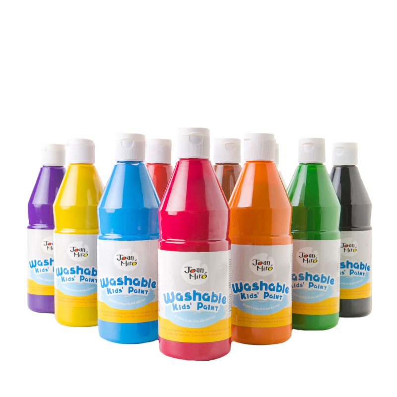 Joan Miro - สีฟิงเกอร์เพ้นท์ สีปลอดสารพิษ Finger Paint Washable Kid's Paint (500 ml.) ของเล่นเสริมพัฒนาการเด็กวัย 1 ขวบ