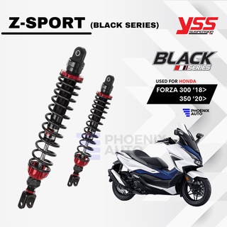 โช้คอัพ YSS Z-Sport สำหรับ FORZA 300/350 ปี 2018-ปัจจุบัน (Black Series)