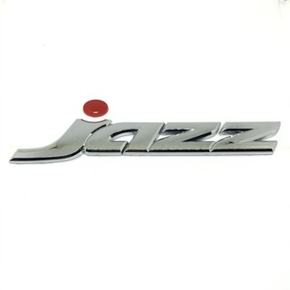 ป้ายโลโก้ Jazz จุดแดง ท้ายรถ สำหรับ Honda Jazz GE 2004-2008 ทุกรุ่น