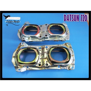 NISSAN DATSUN 720 HEADLIGHT SOCKET SET LEFT &amp; RIGHT (LH&amp;RH) (2 PCS.)  // เบ้าไฟหน้า ซ้าย-ขวา (2 ชิ้น) งานสวย คุณภาพดี