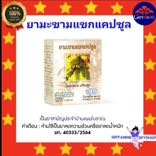 ยามะขามแขกแคปซูล กิฟฟารีน ยาสามัญประจำบ้าน ยาแผนโบราณ giffarine