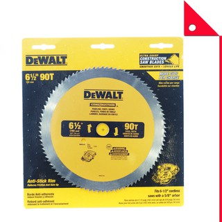 DEWALT : DWTDW9153 ใบตัด 6-1/2-Inch Circular Saw Blade for Paneling Vinyl